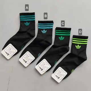 جوراب مشکی adidas نیم ساق (زنانه)