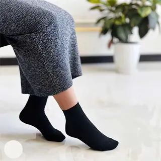 جوراب نیم ساق ساده 10 رنگ (زنانه)