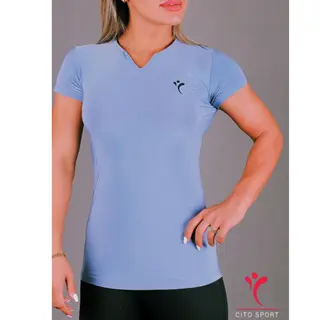 تیشرت ورزشی یقه هفت زنانه