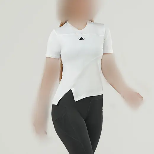 تیشرت alo یک طرف چاکدار 36 تا 46