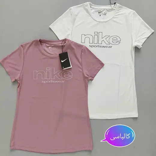 تیشرت یقه گرد نایک زنانه سری دو 36 38
