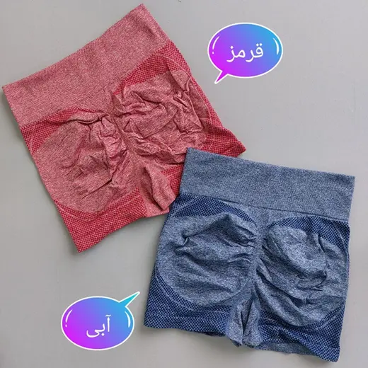 شورتک پشت چین دار ورزشی زنانه 36 تا 42