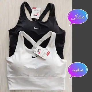 نیم تنه ورزشی زنانه پشت گره ای نایک
