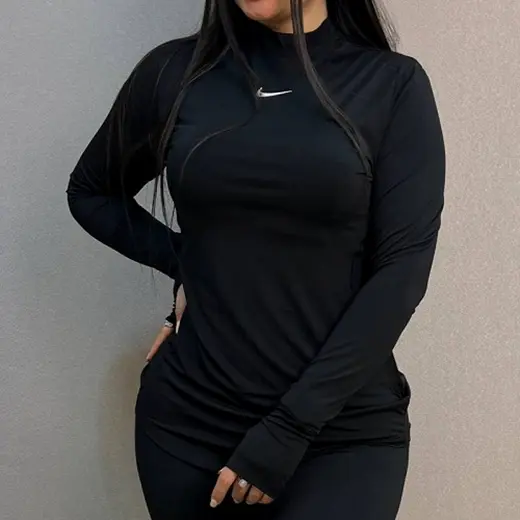 بلوز ورزشی زنانه یقه سه سانت 44 46