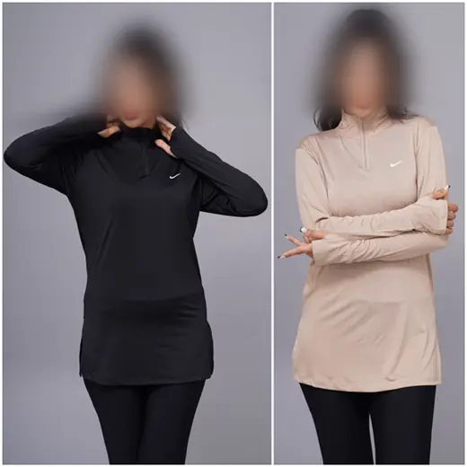 تونیک ورزشی نیم زیپ زنانه سری جدید 36 38